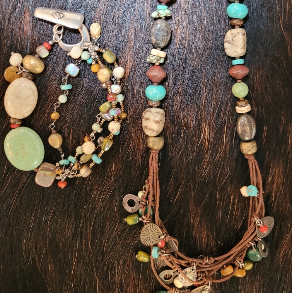 Silpada Necklace and Bracelet Set